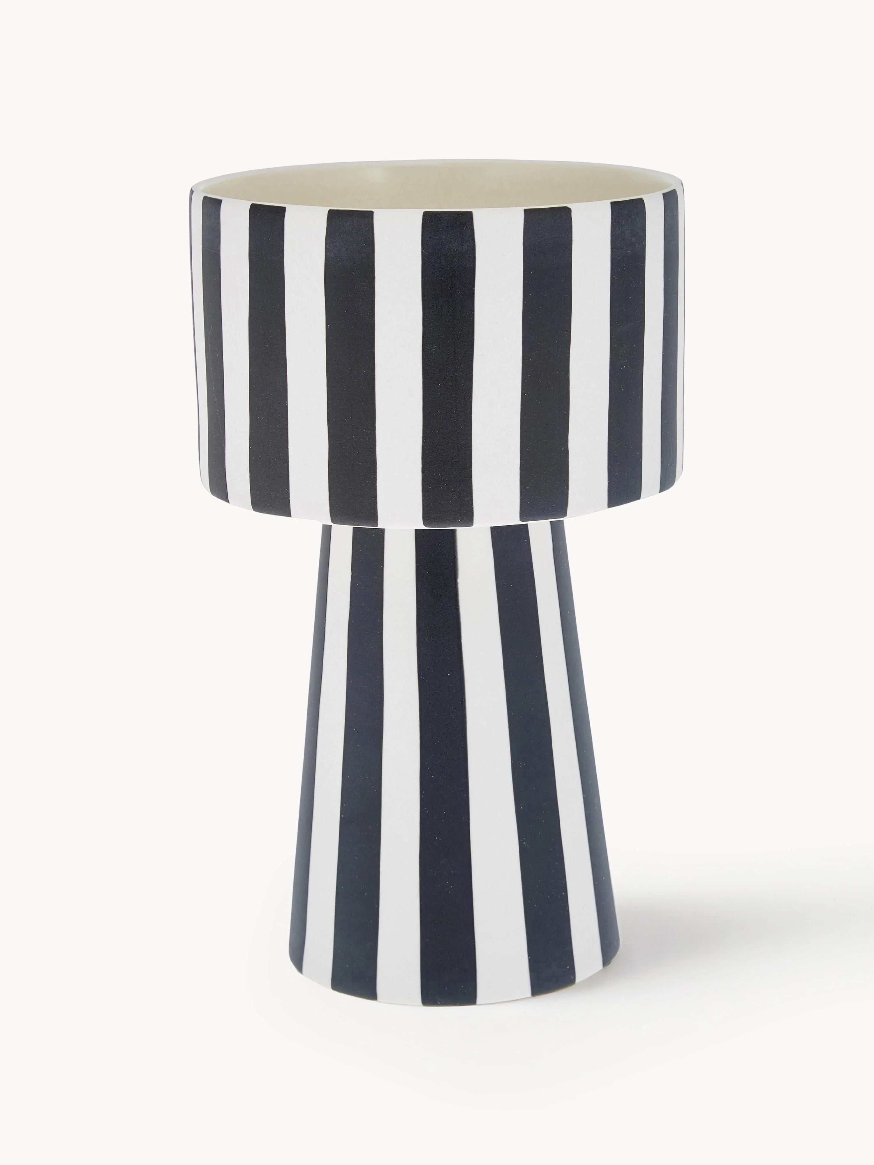 Handgemaakte plantenpot Toppu van keramiek, H 24 cm