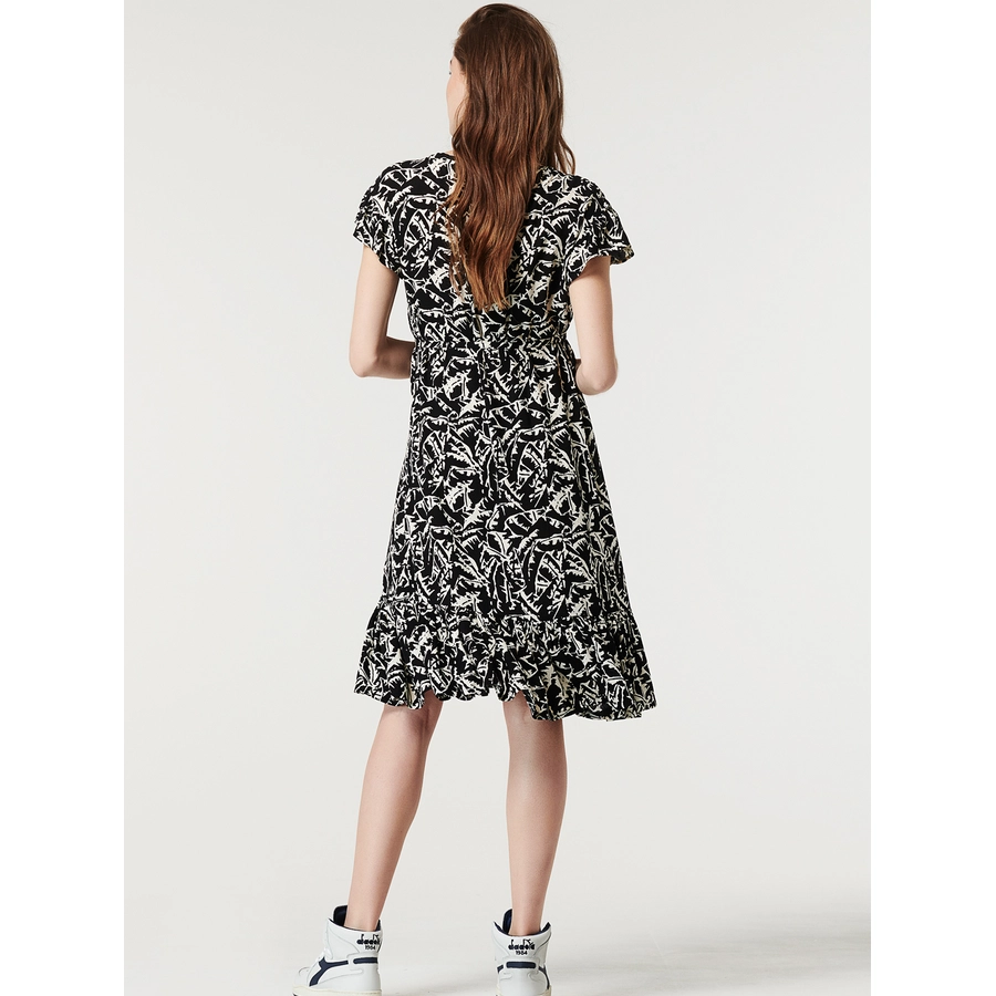 SUPERMOM Kleid Leaf Black