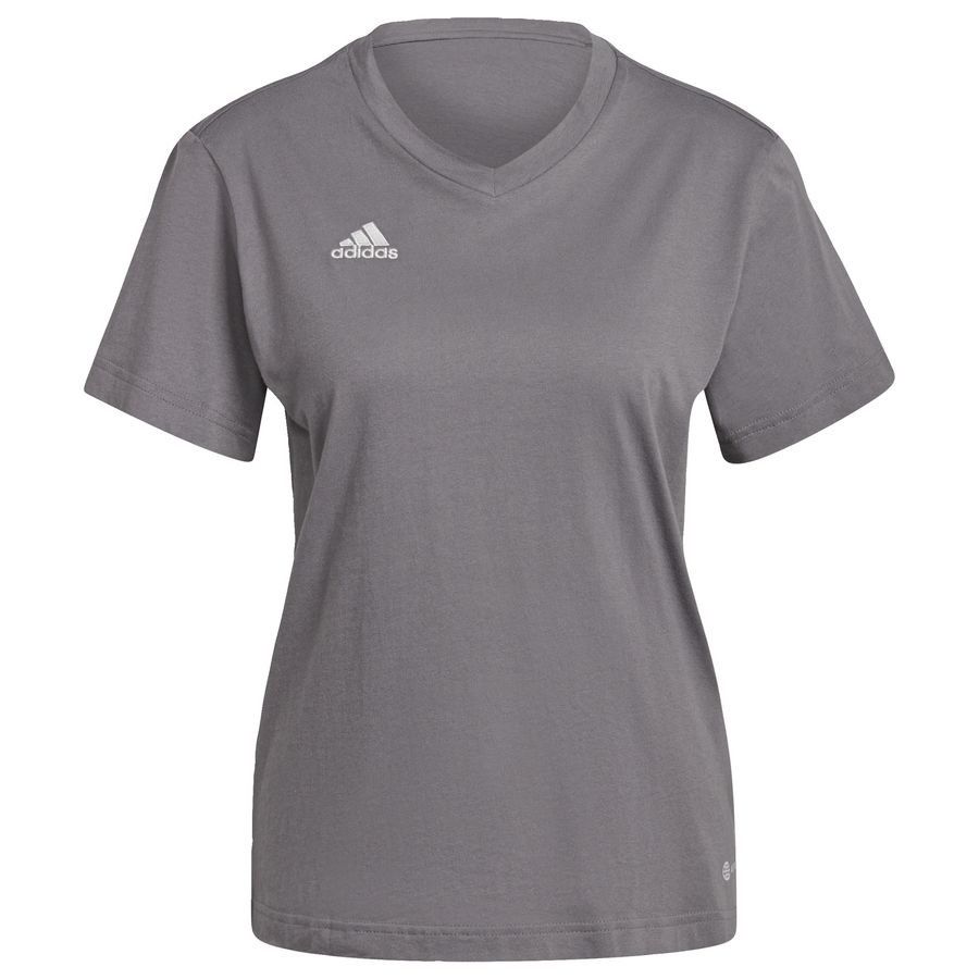 adidas T-shirt d'Entraînement Entrada 22 - Gris/Blanc Femme