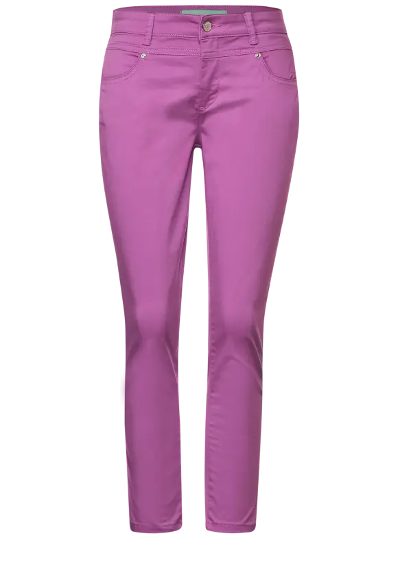 Casual Fit Satinlook Hose - meta lilac
