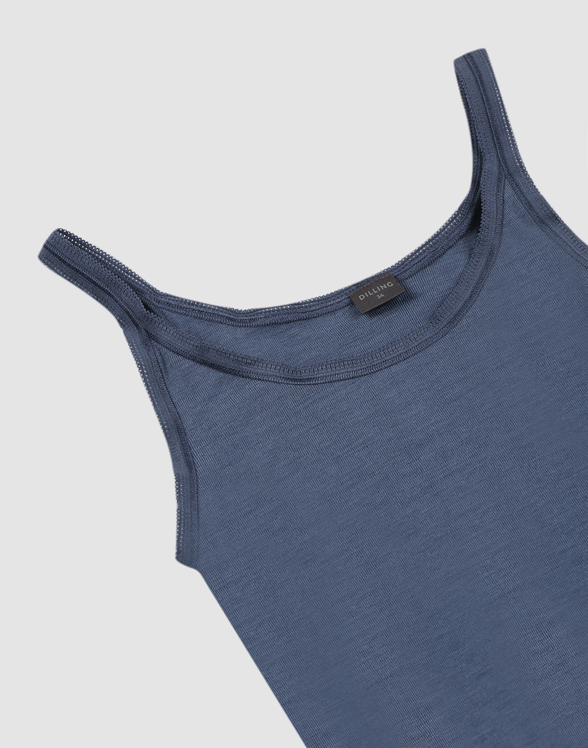Top van merinowol voor dames in Blushmelange
