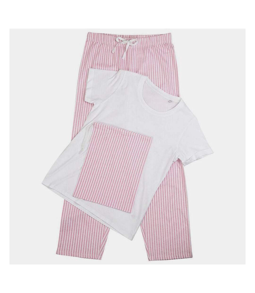 Towel City - Ensemble de pyjama - Femme (Blanc/ rose) - UTRW5461