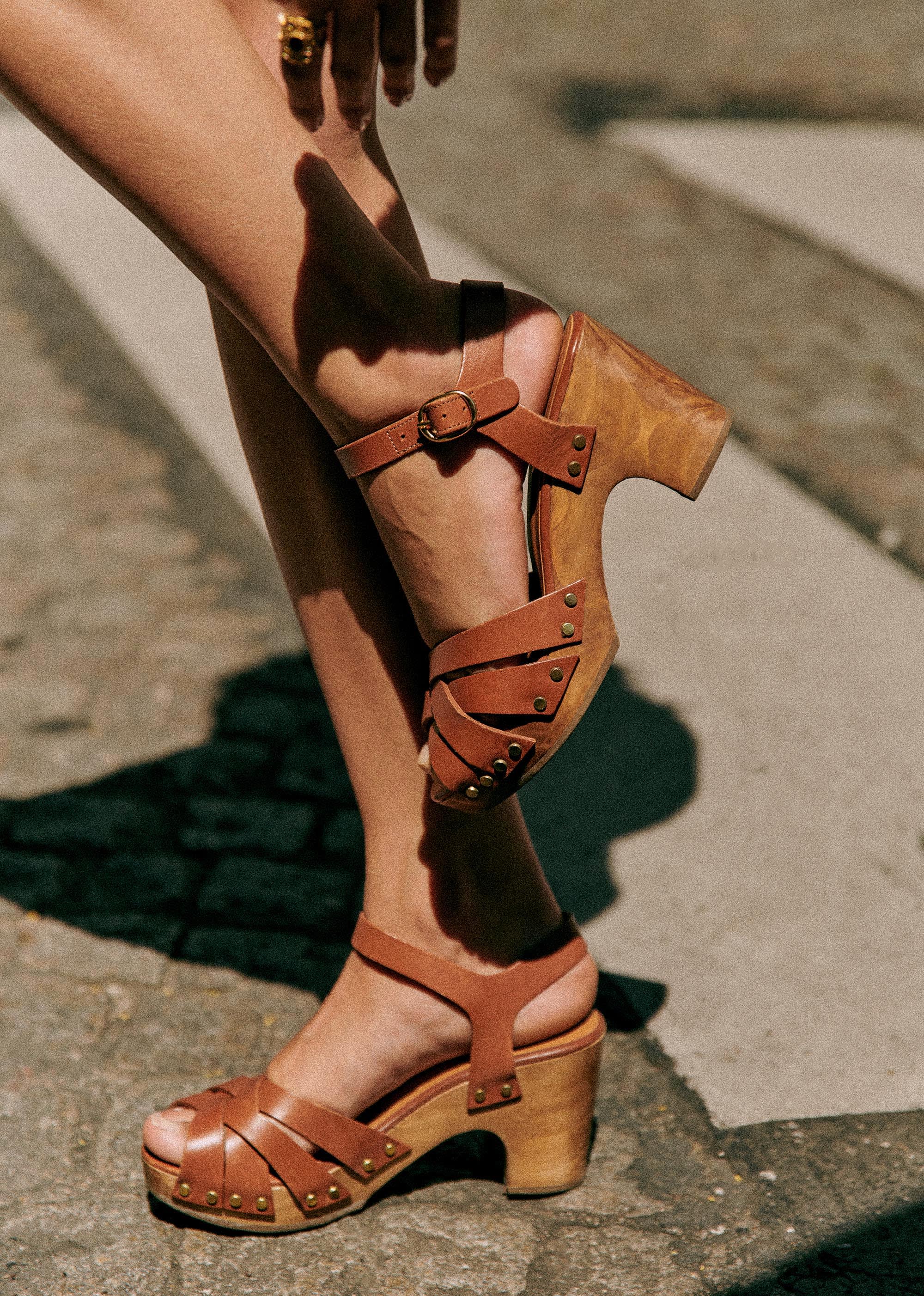 Sabots Isabelle - Camel Lisse - SOULIERS/SOULIERS Sabots & Espadrilles 5906270