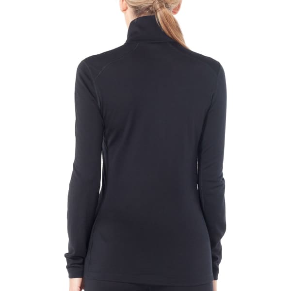 T-shirt thermique ICEBREAKER 200 OASIS LS HALF ZIP W BLACK