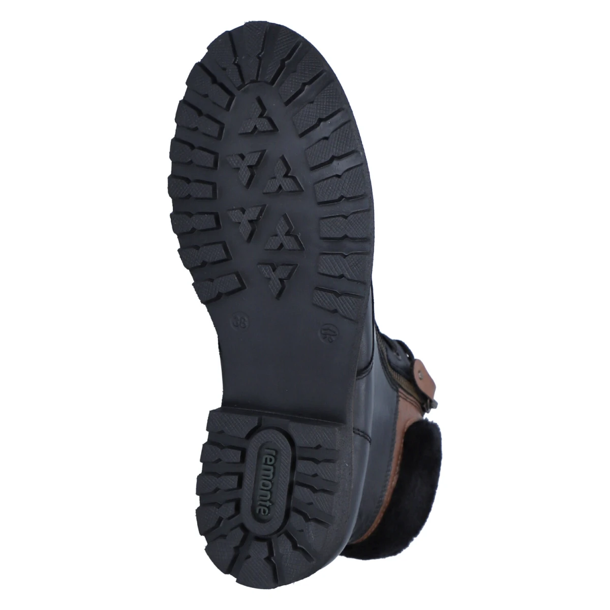 RemonteWinterstiefeletten - schwarz/chestnut/nero/schwarz