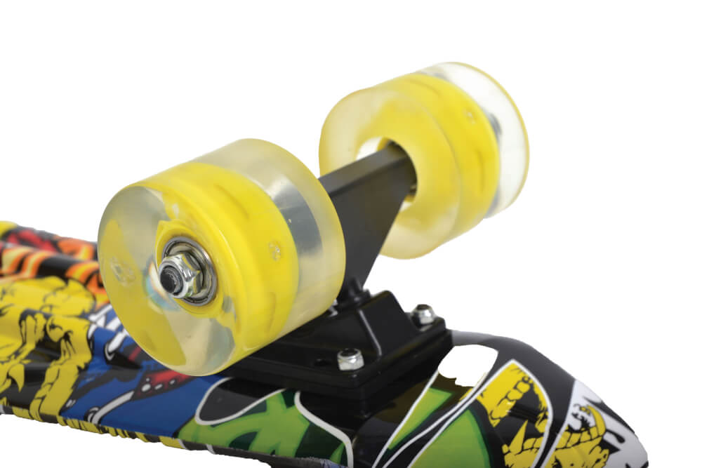 Schildkröt Funsports - Retro Skateboard FREE SPIRIT 22´ Party