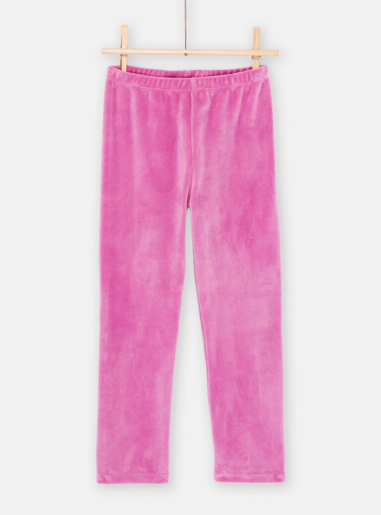 Pyjama rose animation lama pour enfant fille