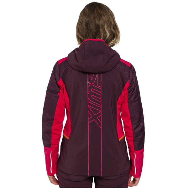 Veste ski de fond SWIX HORIZON JACKET W DARK AUBERGINE/CERISE