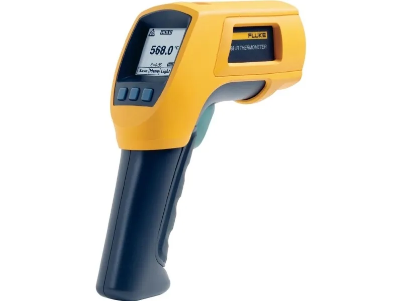 Fluke 568, F, °C, -40 - 800 °C, Sort, Gul, -40 - 1472 °F, 500 ms, 1,9 cm