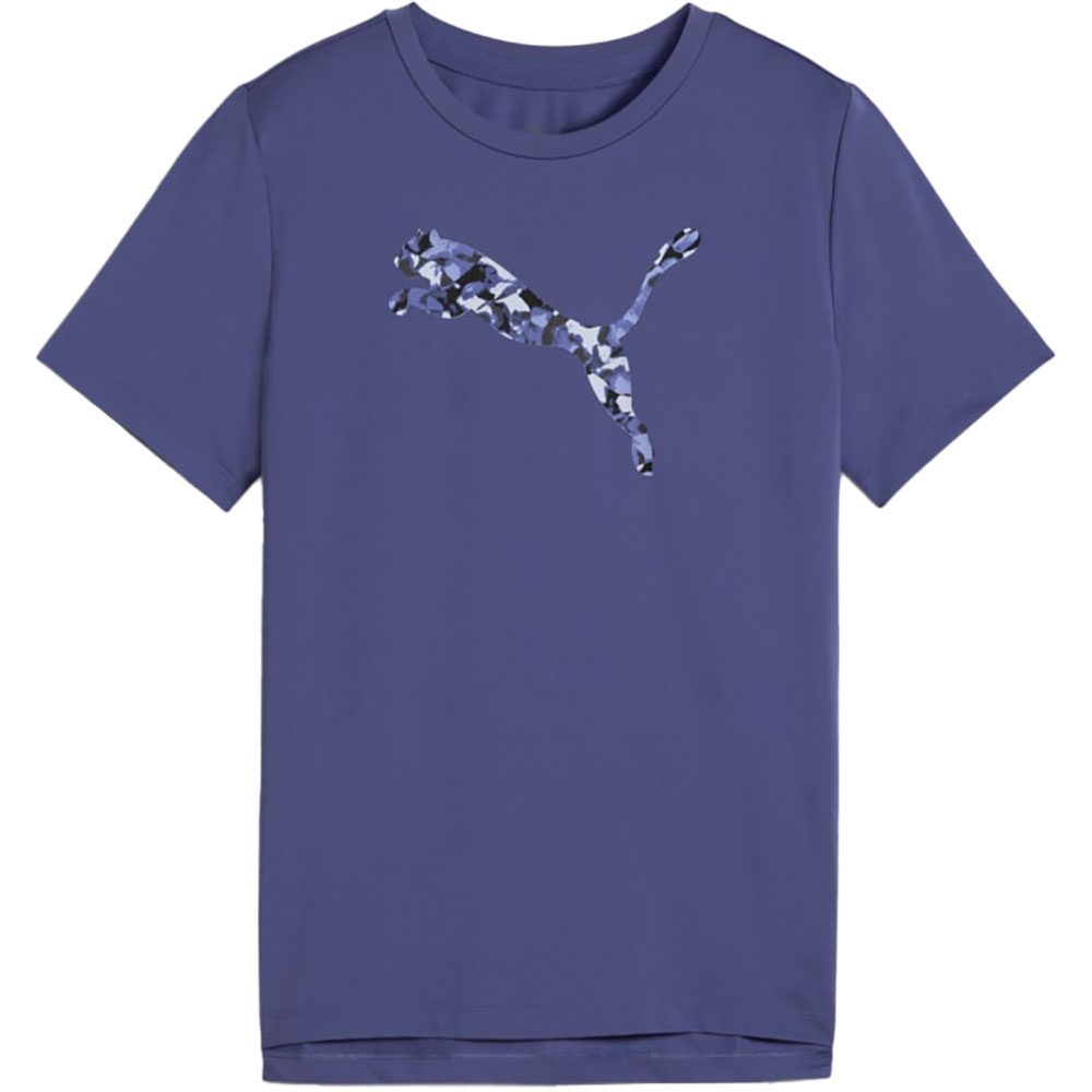 Puma Tad ESS Cat Logo Graphic T-Shirt Kinder blue crystal