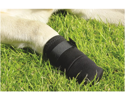 Pootbeschermers L beetztees honden - beschermschoen 4 stuks, neopreen met imitatieleren zool, pootmaat ca. 8,5 x 8,5 cm
