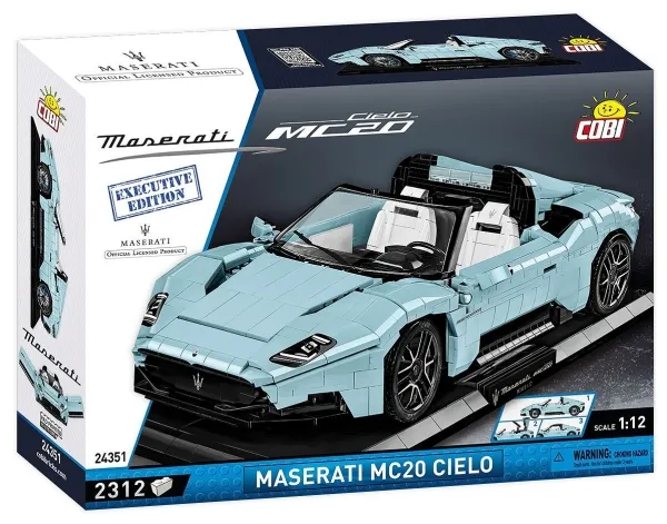 COBI Maserati MC20 Cielo - Executive Edition, Byggesten, 10 År, 2312 stk