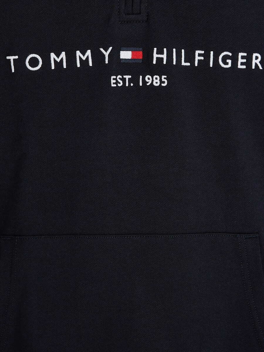 Suéter TOMMY HILFIGER com gola alta e meio zíper com o logotipo Tommy.