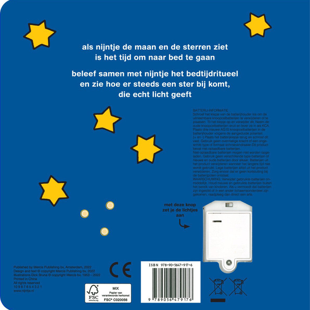 Kartonboek met lichtjes welterusten, nijntje