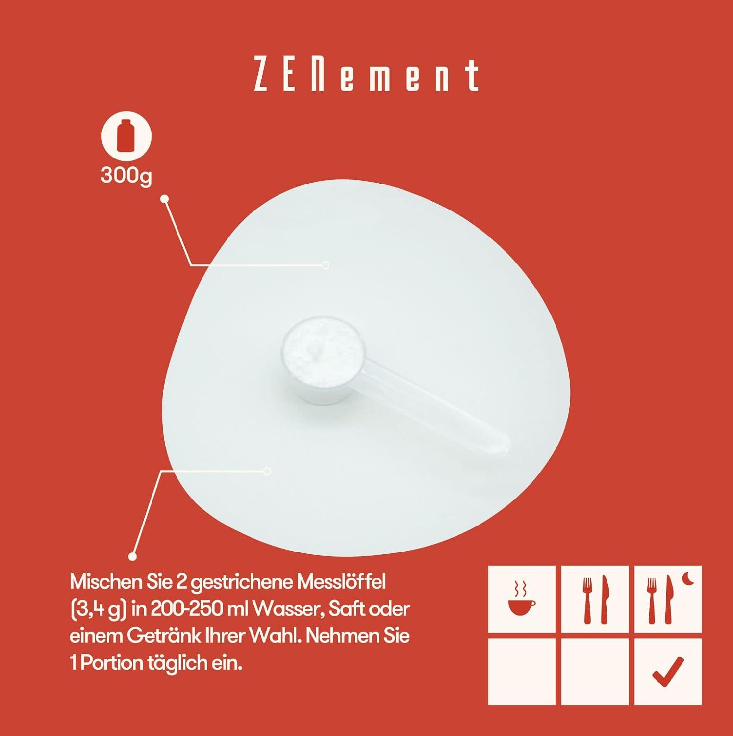 Zenement Creatin Monohydrat Pulver