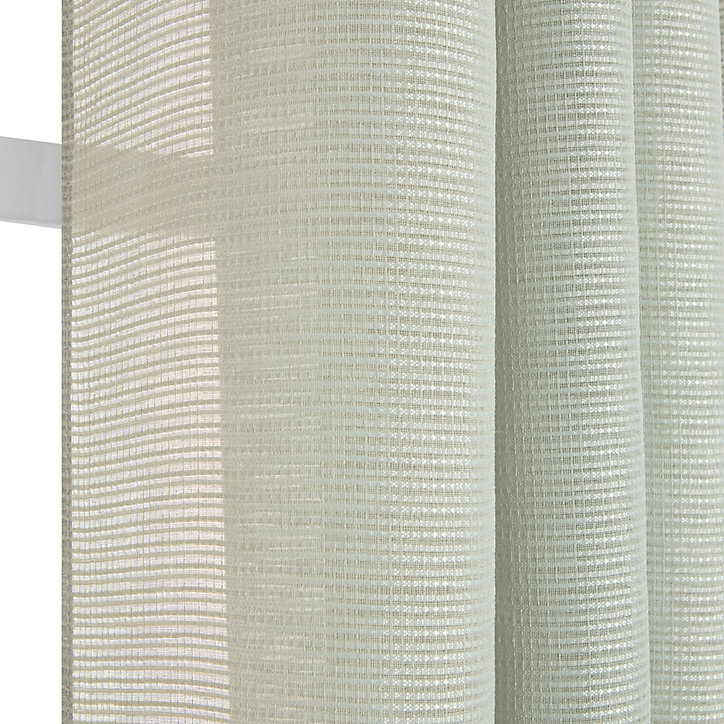 Voilage Cordola vert L.140 x H. 240 cm