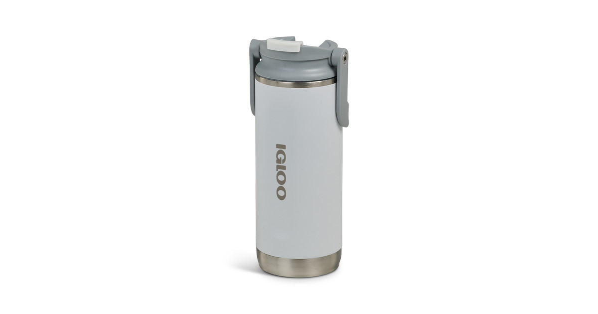 IglooFlip ‘n’ Sip Tumbler 16 oz, 0,47 liter drinkfles  (Wit)