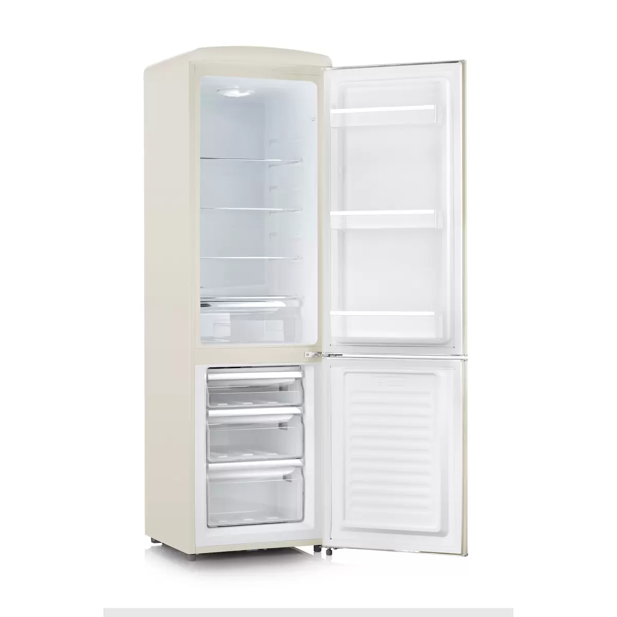 Kühl-Gefrierkombi freistehend Severin RKG8919 Creme