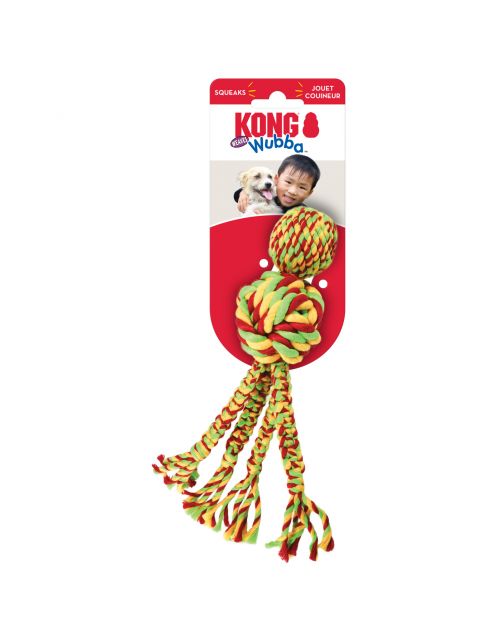 Kong Wubba Weaves Rope Assorti - Hondenspeelgoed