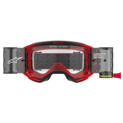Masque cross Alpinestars VISION 5 BLAZE ROLL OFF 2025 - Rouge