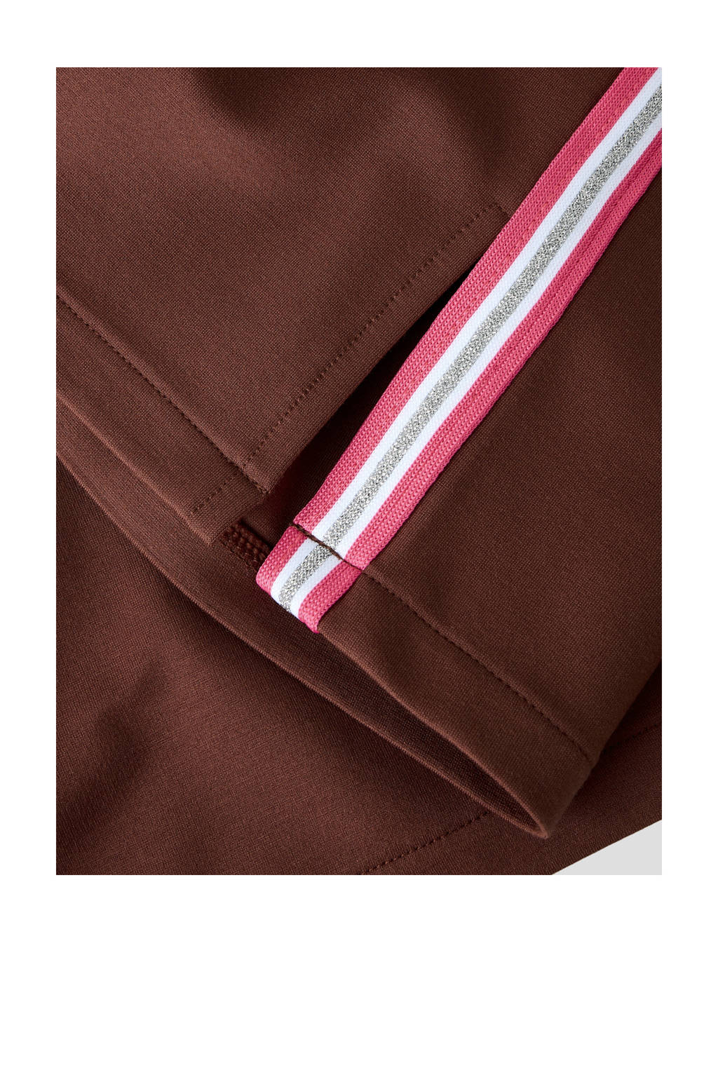 NAME IT KIDS casual broek donkerbruin
