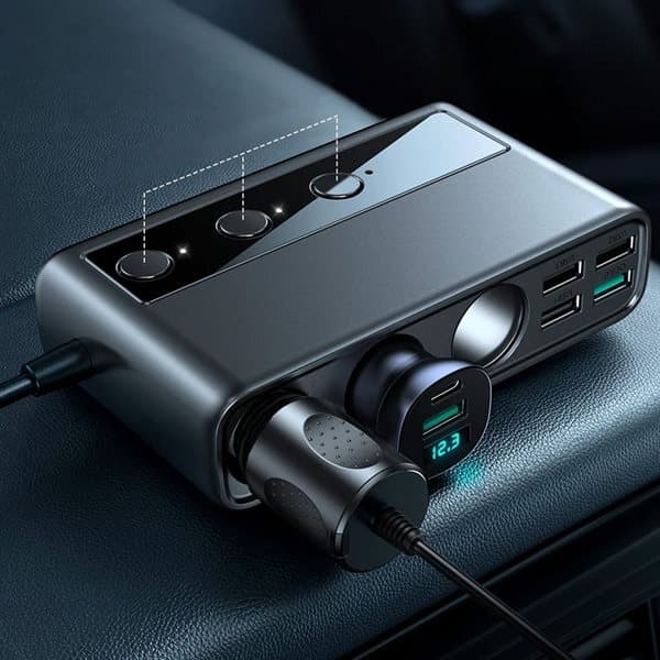 Joyroom 9in1 Laptop-oplader til bilen 154W