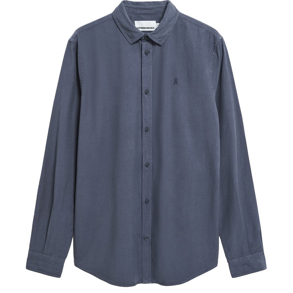 Armedangels Giaalo Hemd Herren moonlight gray