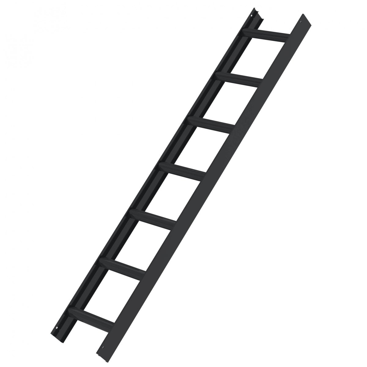 MUNK Aluminium Dakladder, 7 Sporten, Antracietgrijs