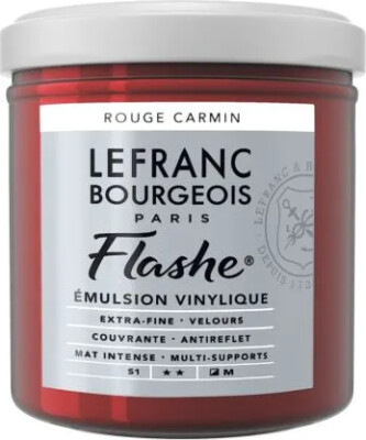 Lefranc & Bourgeois - Flashe Akrylmaling - Carmine Red 125 ML