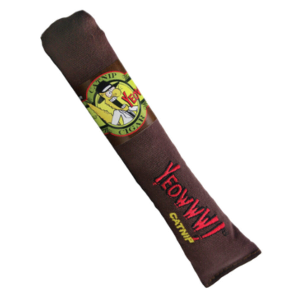 Yeowww Sigaar Met Catnip Bruin18 cm