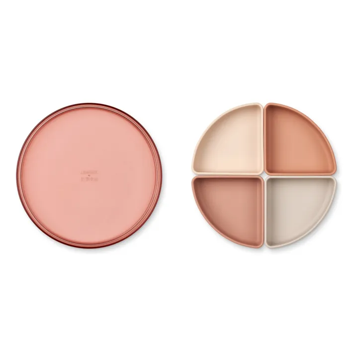 Liewood Assiette compartimentée Shawn | Rose pâle