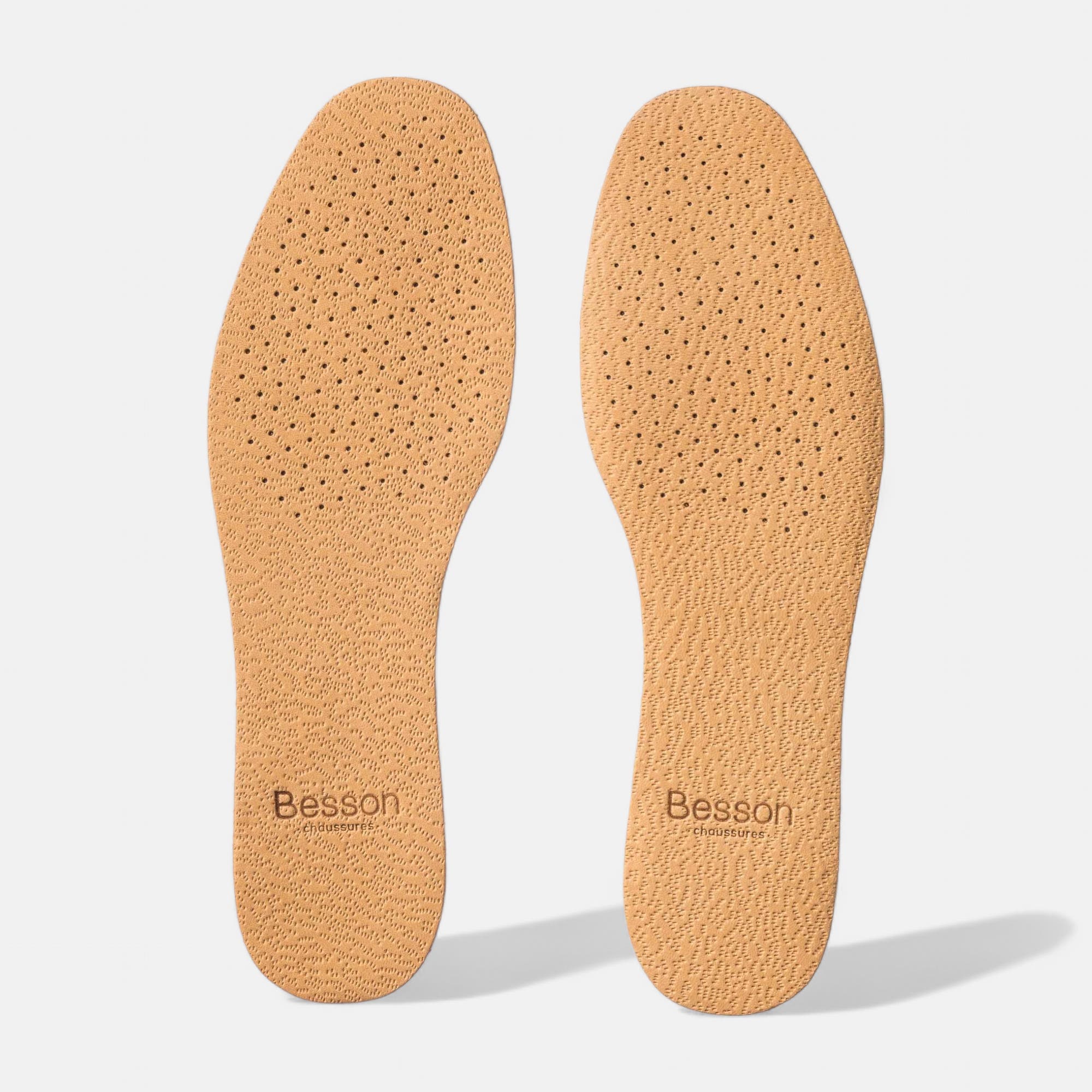 Semelles cuir charbon 45 46 sans coloris