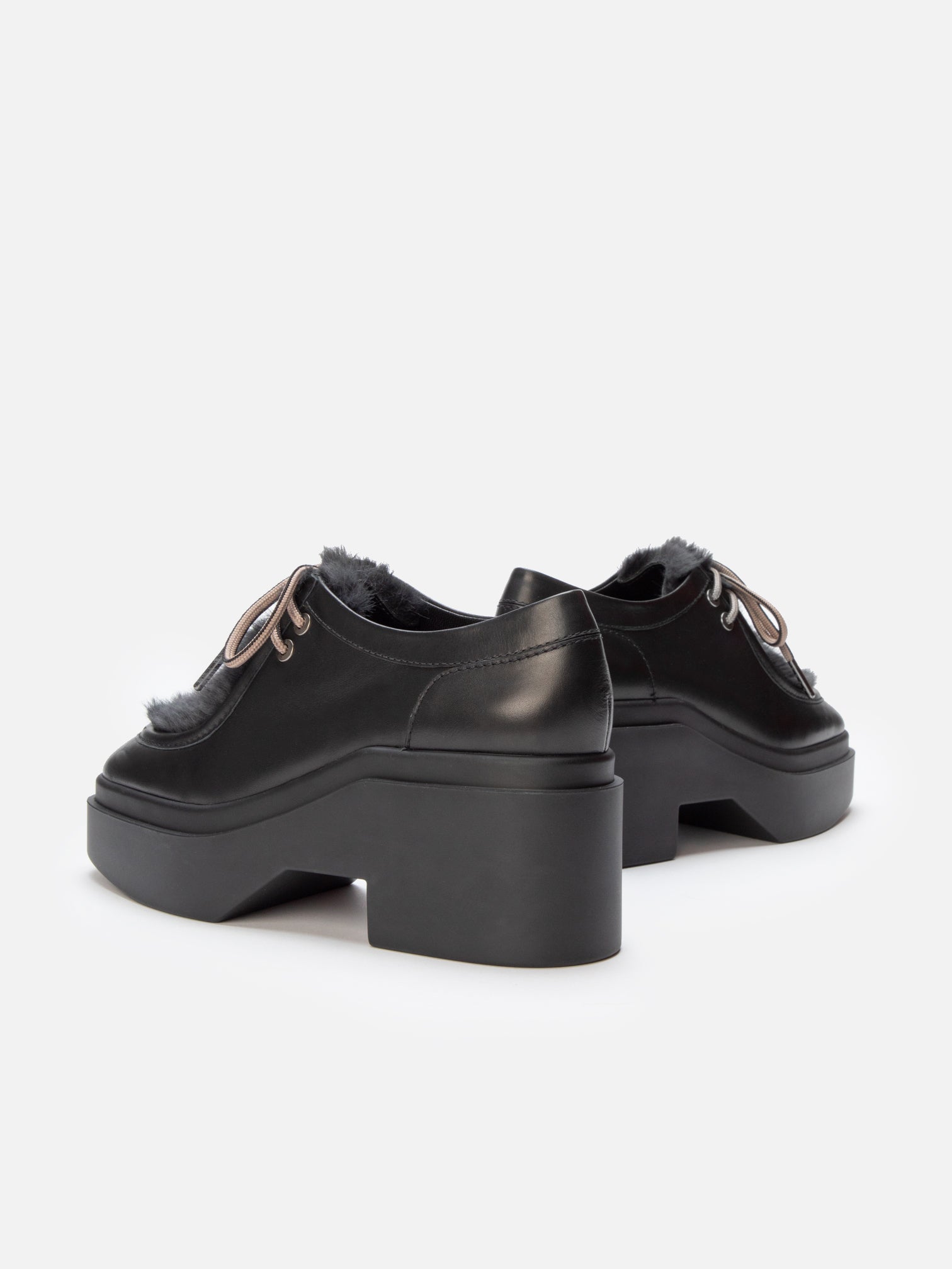 NORTON, black & faux fur