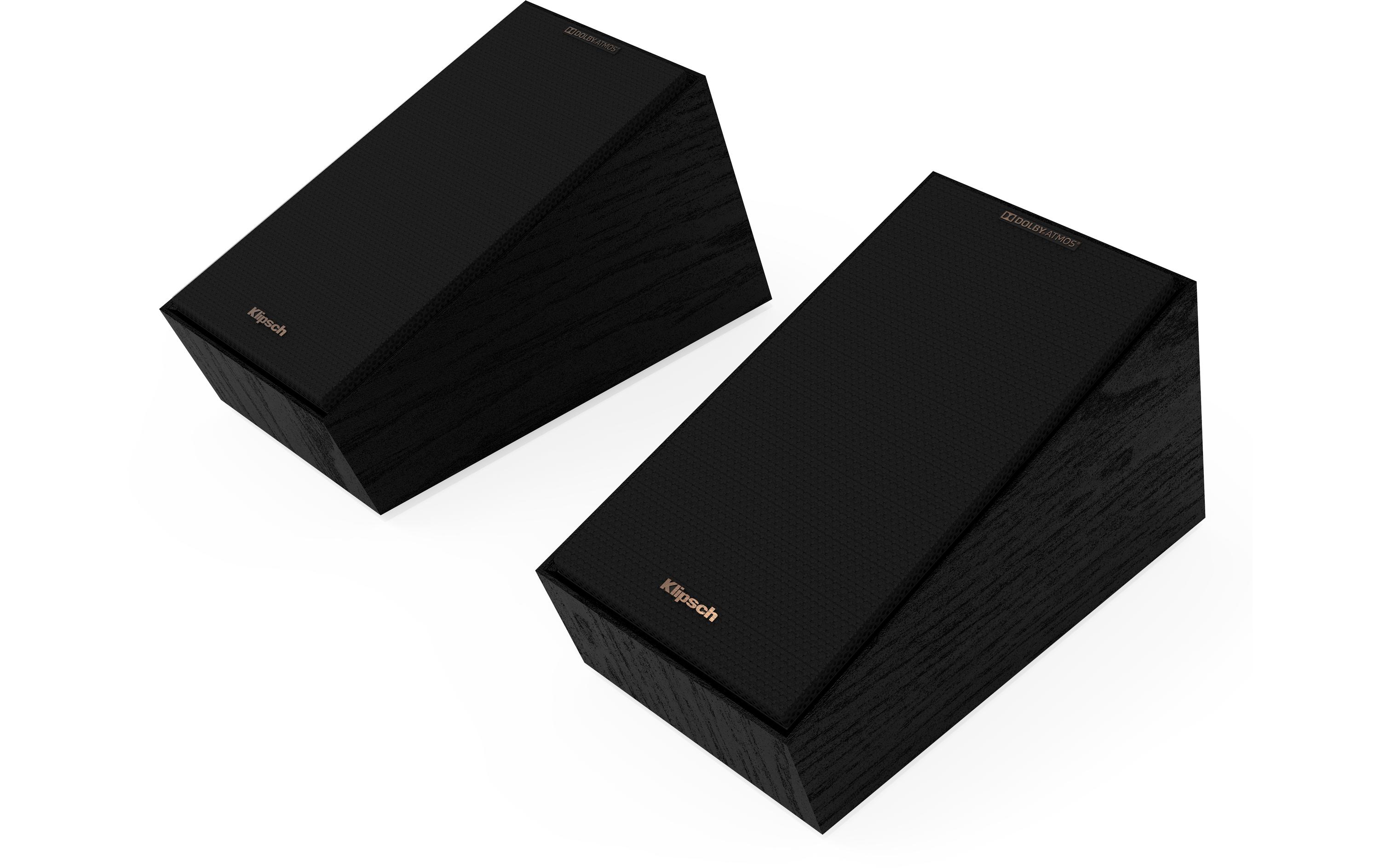 DolbyAtmos Regallautsprecher Paar R-40SA – Schwarz<br>«Dolby Atmos»-Surround-Sound-Lautsprecher für einen immersiven Klang
