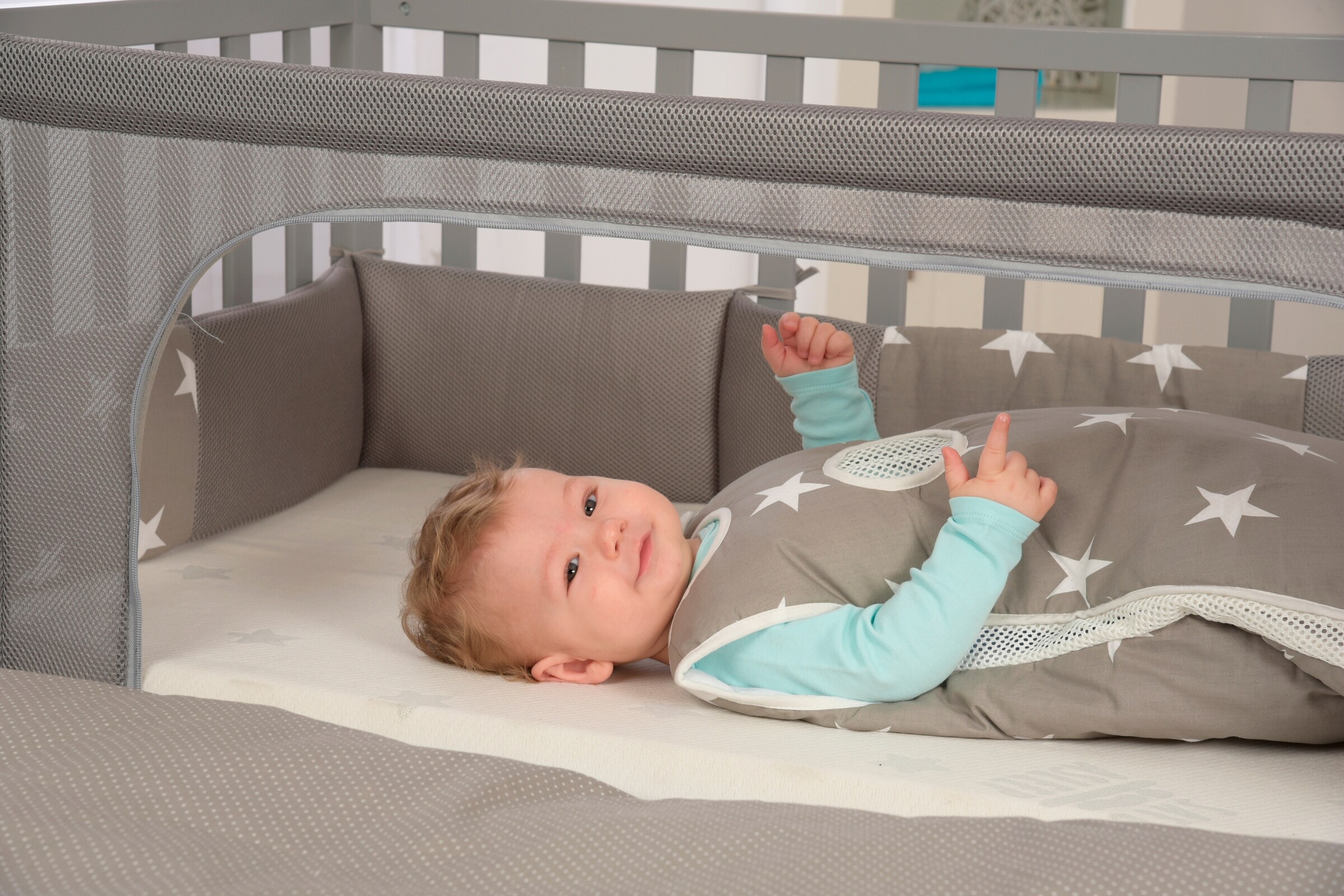 roba Room Bed 60x120 cm Little Stars safe asleep®