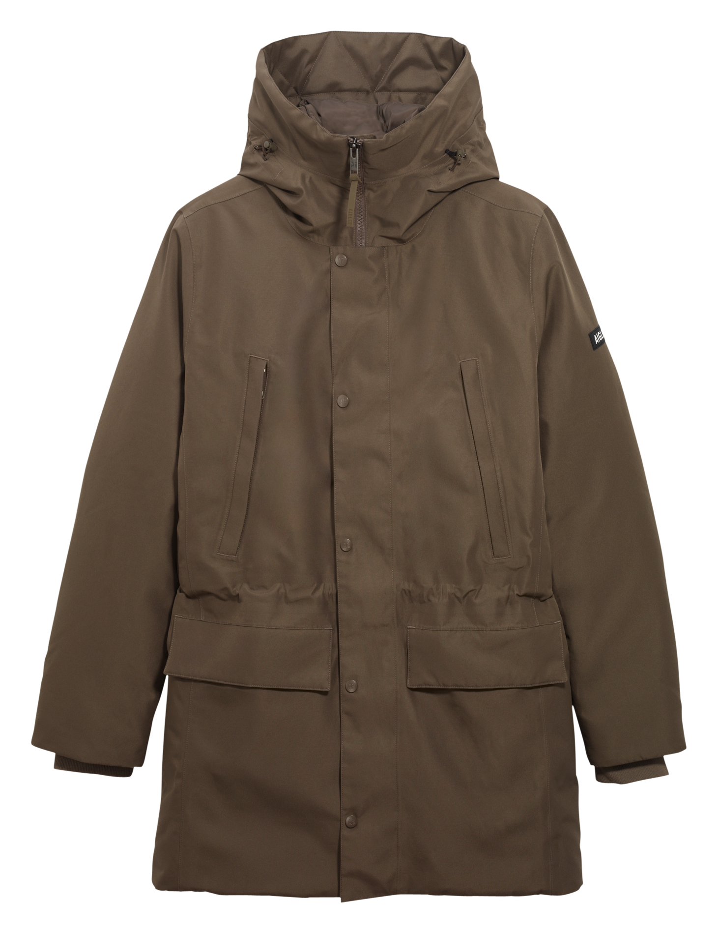 Parka col capuche | Vert