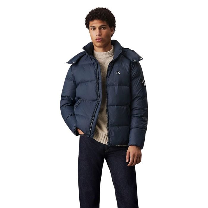 Calvin Klein Essentials Hooded Down Puffer Winterjas Heren