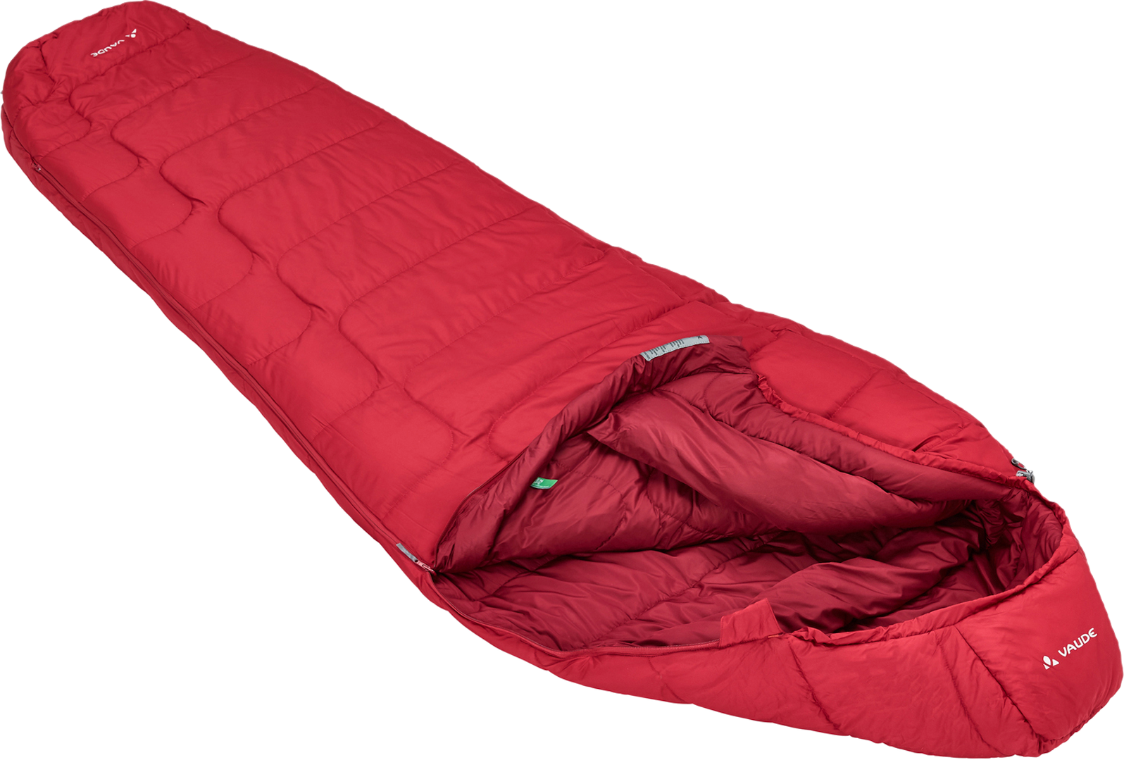Vaude Sioux 400 S SYN Kunstfaserschlafsack 200 x 75 cm dark indian red