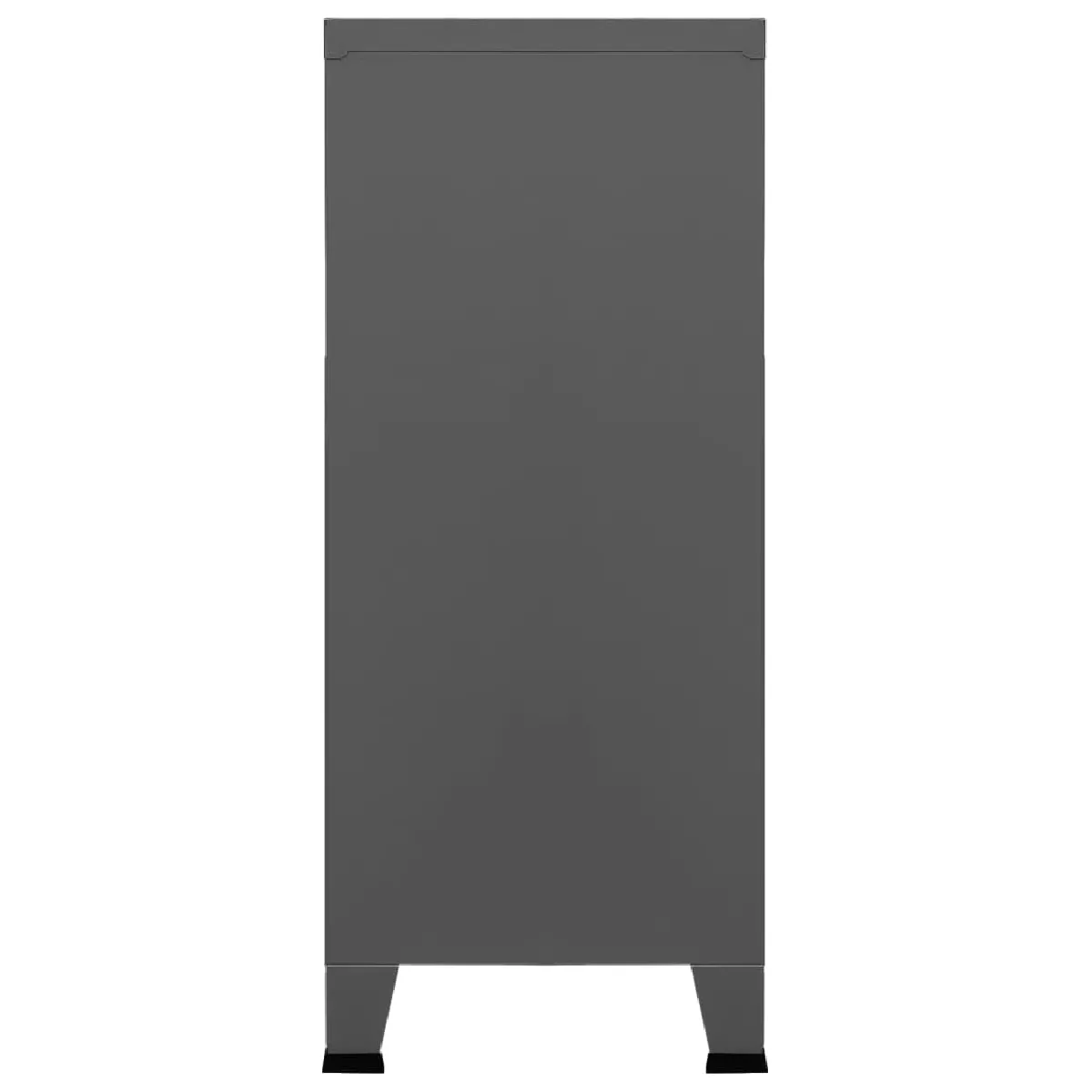 vidaXL Coffre de rangement - Anthracite