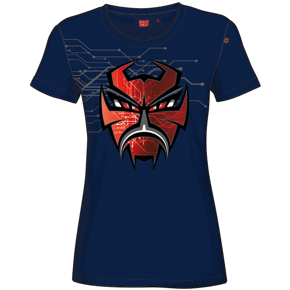 Fabio Quartararo - T-shirt femme Big Diablo Bleu / Rouge