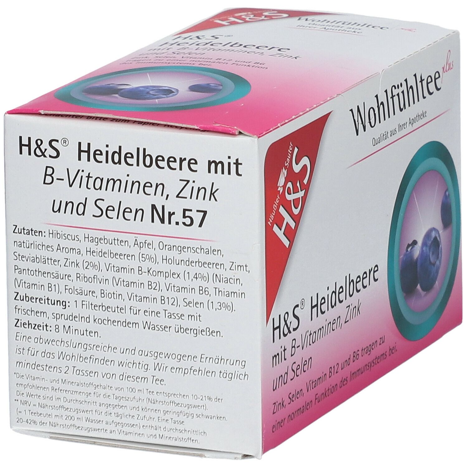 H&S Wohlfühltee plus Heidelbeere