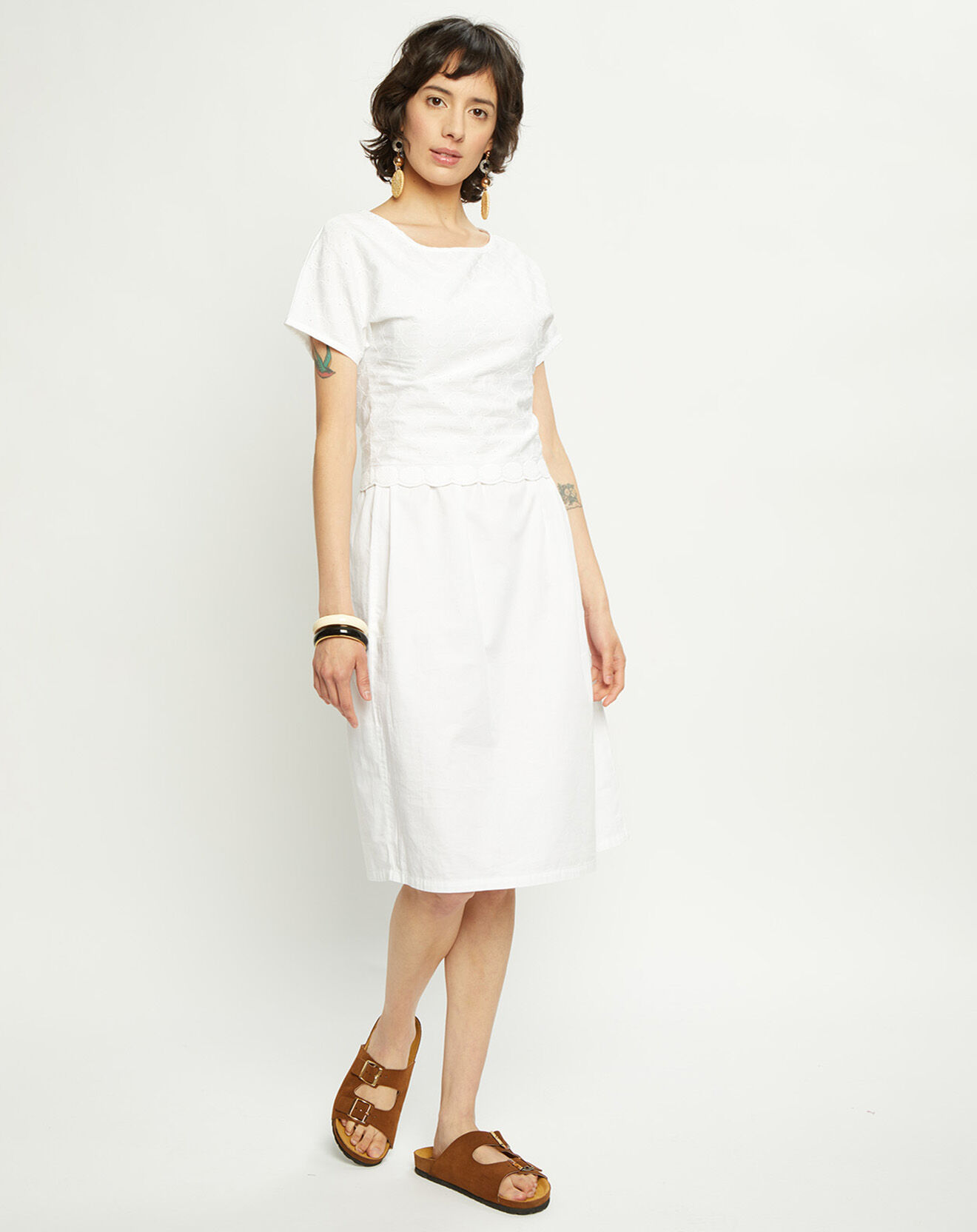 Harris Wilson Robe Laetitia blanche