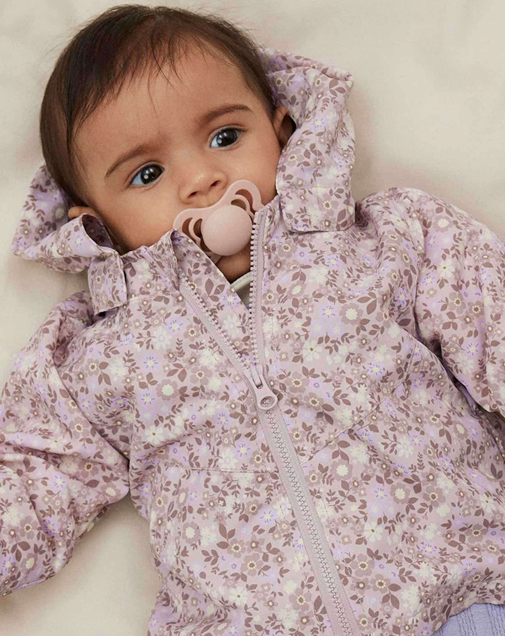 Regenjacke NBFMAXI FLOWER in burnished lilac