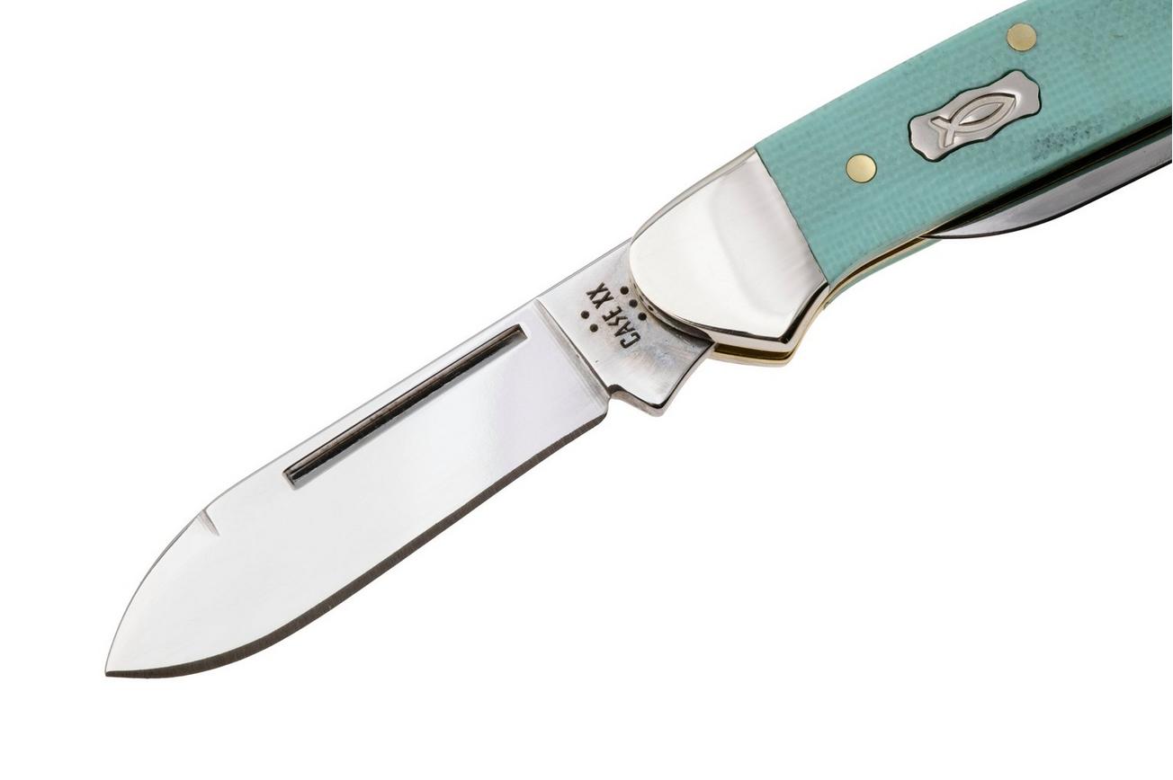 Case Baby Butterbean, Smooth Seafoam Green G-10 18107, 102132 SS zakmes