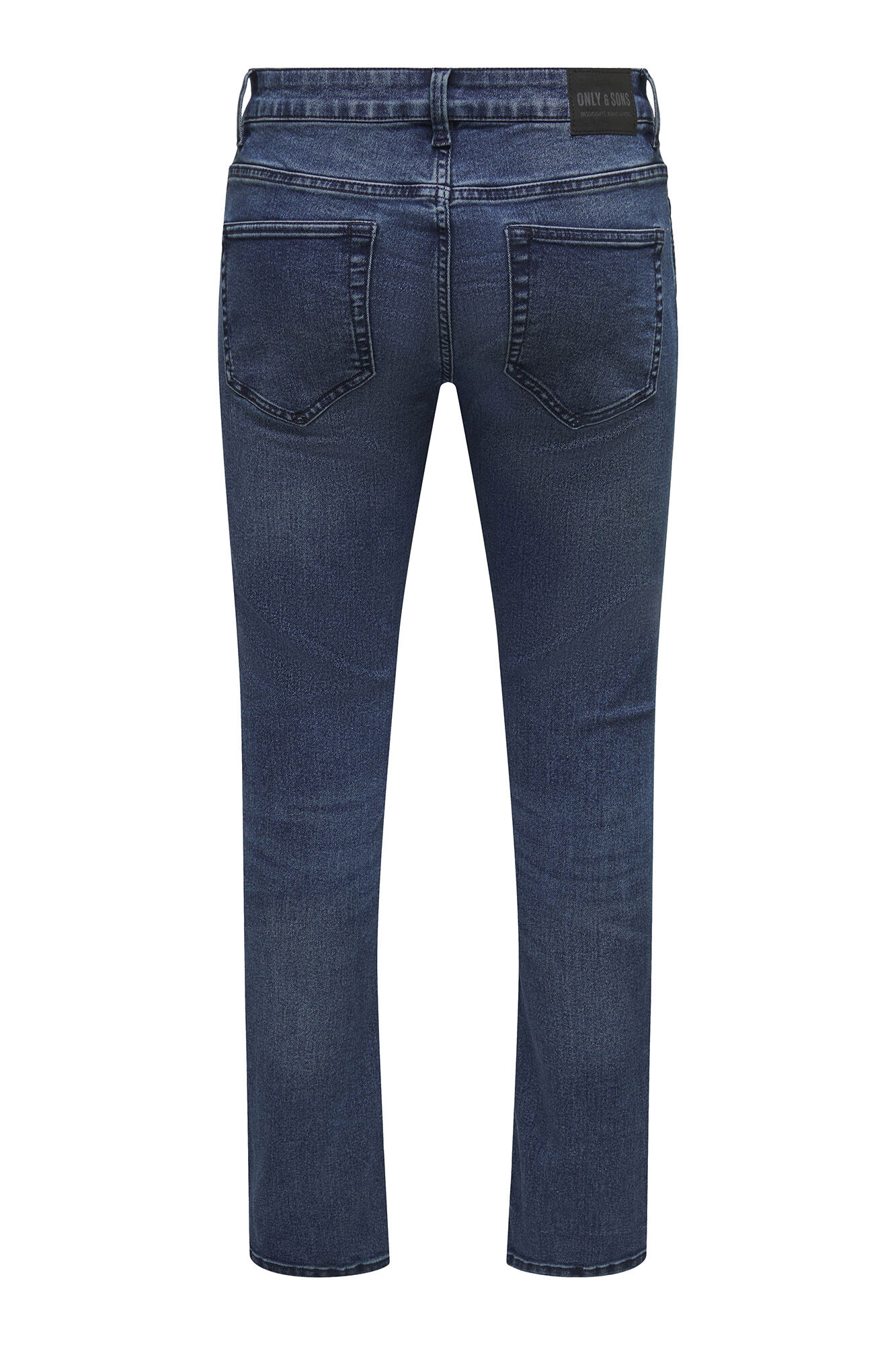 calça jeans slim fit com 5 bolsos