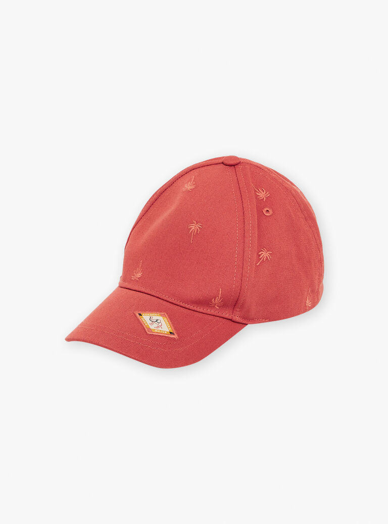 Casquette en twill roux
