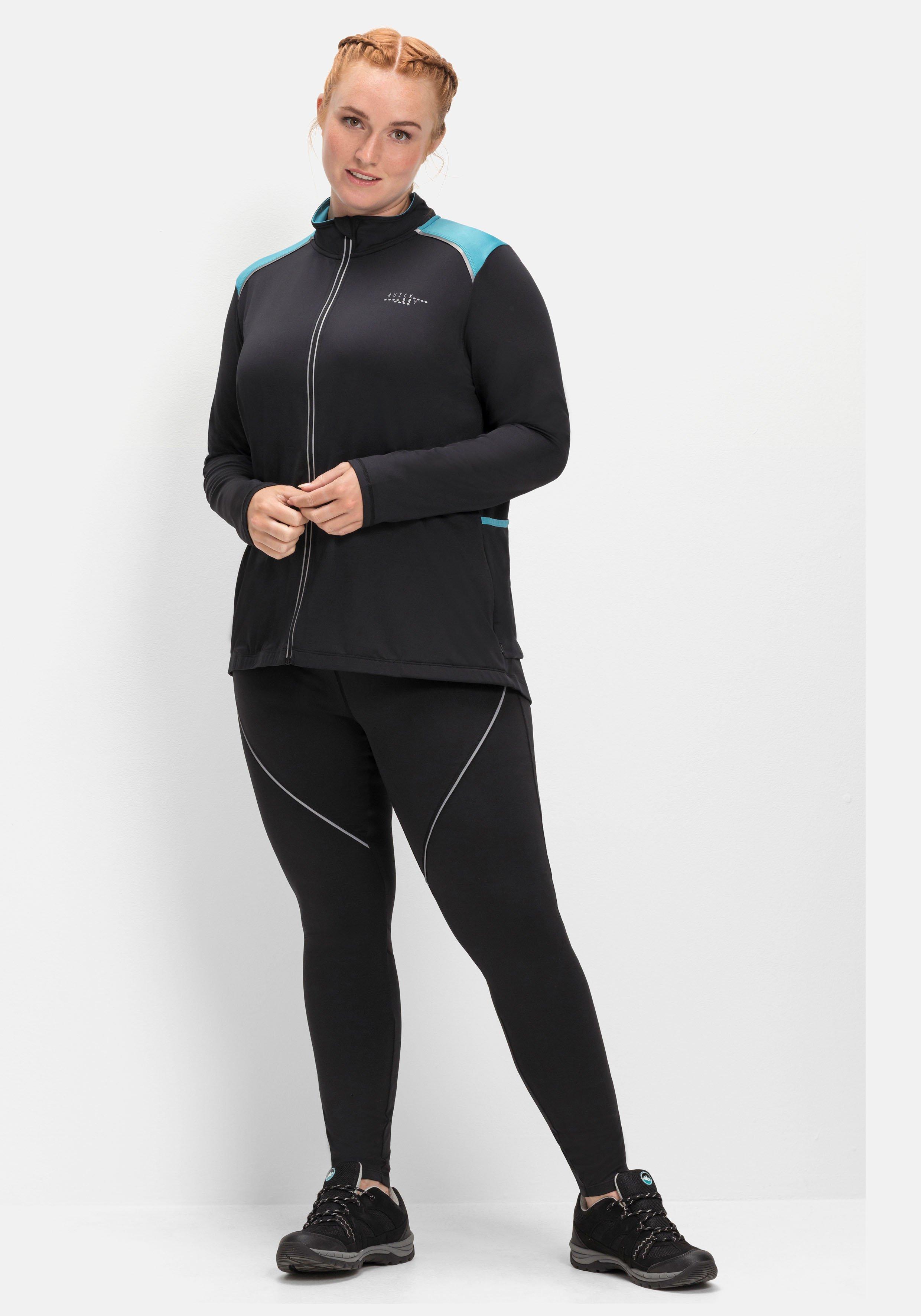 Fahrradleggings mit Reißverschluss am Saum