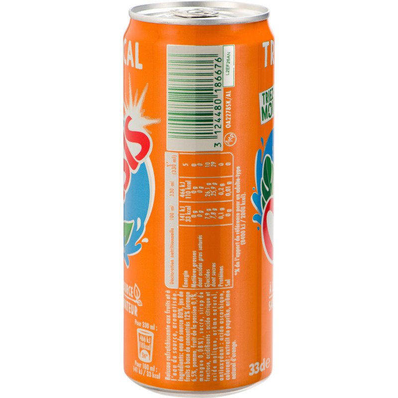 Oasis Tropical 33 cl - 24 canettes