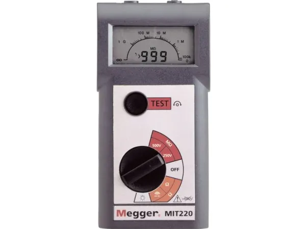 Megger MIT220-EN Isolationsmåler 250 V, 500 V 999 MΩ