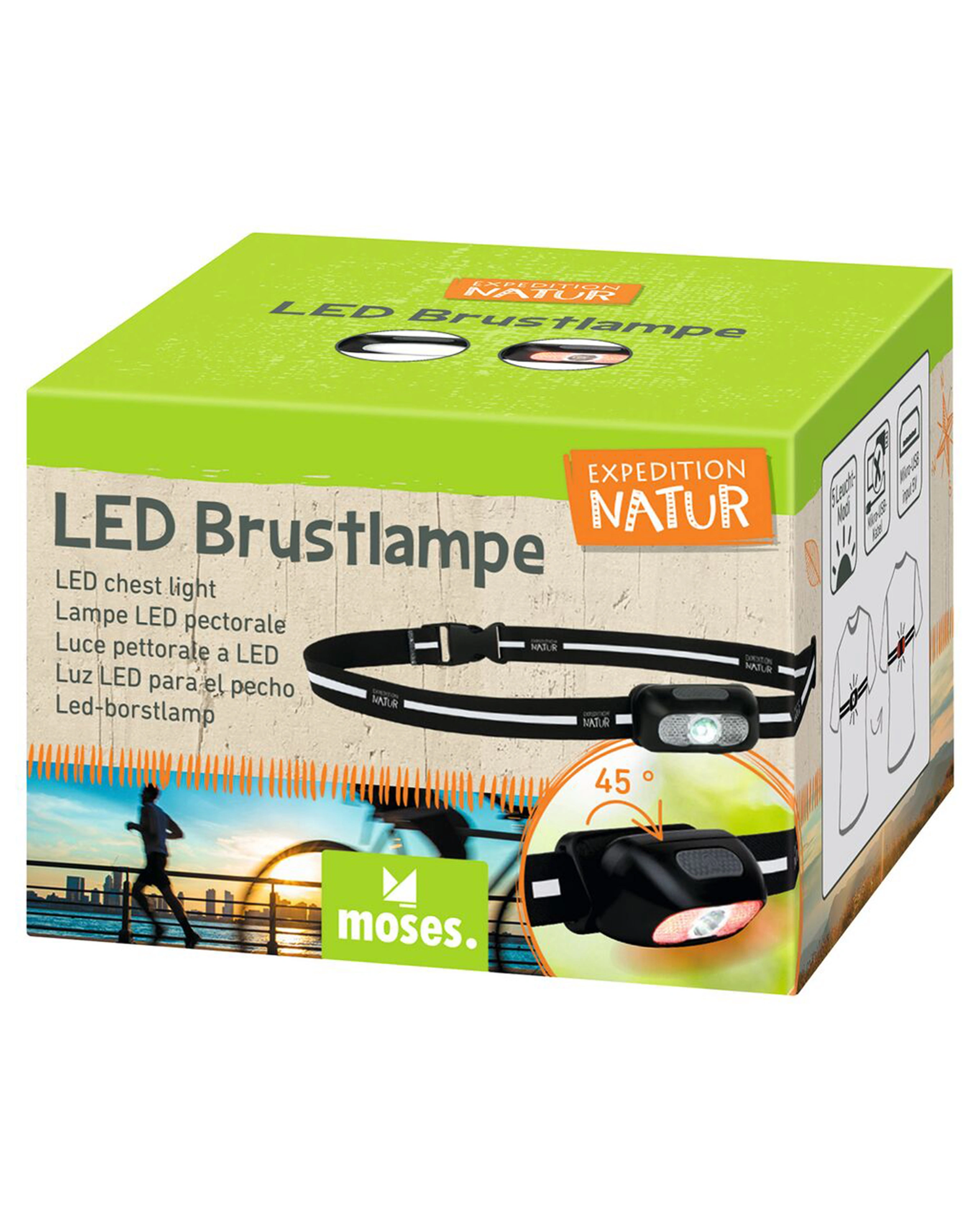 LED-Brustlampe EXPEDITION NATUR